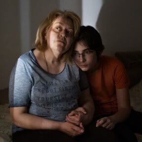 Tania, rifugiata ucraina a Chisinau, in Moldavia